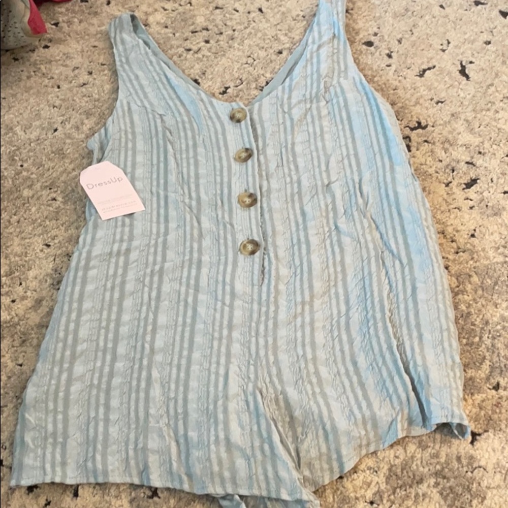 Dress up, romper, mintish
